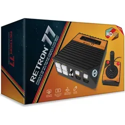 Retron 77 HD Gameing Konsole für Atari 2600 - Schwarz/Braun