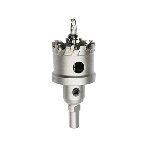 Meccion Lochsäge Hartmetall-Bohrer, Hochwertiger TCT Metall Lochsäge Bohrer für Edelstahl, Eisen, Legierung, Holz, Kunststoff (38mm)