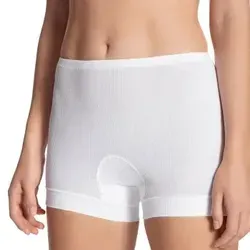 Calida Cotton High-waisted Panty Weiß Baumwolle 40 Damen