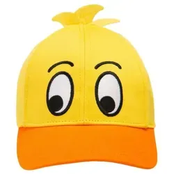 koaa Baseball Cap Maus - Ente Mascot mit Stickerei für Kinder - Hübsche gelbe Baseball Cap aus 100% Baumwolle, atmungsaktiv und pflegeleicht. Ideal für Kinder von 1-3 Jahren, mit detailreicher Stickerei für einen coolen Look.