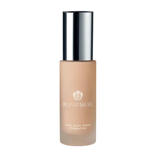 Jean d'Arcel Silky Glow Serum Foundation Nr. 13 Deep Honey, 30ml - Make-up mit feuchtigkeitsspendender Wirkung, kaschiert Unebenheiten und sorgt für einen strahlenden Teint – ideal für trockene und normale Haut.