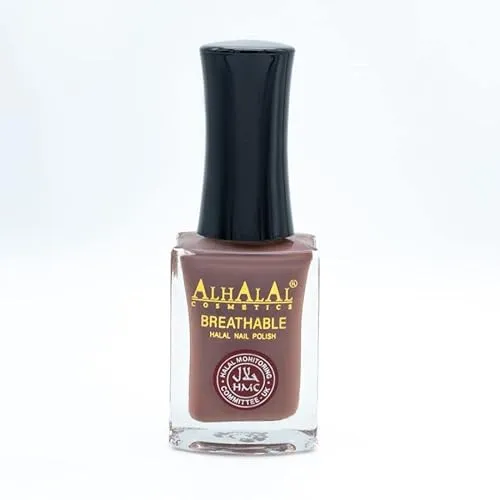 Al Halal-Gel-Nagellack – wasserdurchlässiger roter und weißer Nagellack – glänzendes Finish, vegan und frei von Tierversuchen (AL-156.SABEEN)