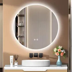 PESENXAN LED Badezimmer Spiegel mit Touch-Dimmer, 60 cm - Eleganter, rahmenloser Badspiegel mit 3 Lichtfarben und Dimmfunktion. Ideal für verschiedene Lichtbedürfnisse und einfach zu installieren. Wasserdichte Rückplatte sorgt für Langlebigkeit.