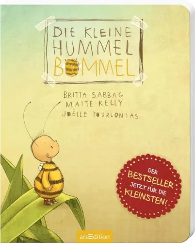 Die kleine Hummel Bommel (Pappbilderbuch): Bestseller über Mut - Alben: Ein liebevolles Pappbilderbuch, das Kindern ab 3 Jahren Mut und Selbstvertrauen vermittelt – perfekt als Geschenk für kleine Entdecker.