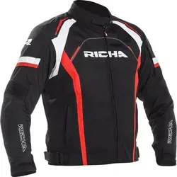 Richa Falcon 2 Motorrad Textiljacke 2XL - Wasserdicht und vielseitig - Motorradjacke mit herausnehmbarem Thermofutter und 10.000 mm Aquashell LTZ Membran für optimalen Wetterschutz und Komfort.