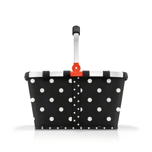 REISENTHEL® Carrybag Einkaufskorb mit Motiv BK - Einkaufstaschen & Einkaufstrolleys, stylischer Korb in Mixed Dots für trendbewusste Einkäufe