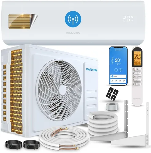 Split Klimaanlage Inverter 3,4kW mit WLAN-Steuerung - Effiziente Split-Klimaanlage mit Inverter-Technologie für Räume bis 70 m². Genießen Sie präzise Temperaturkontrolle und einfache App-Steuerung für maximalen Komfort.