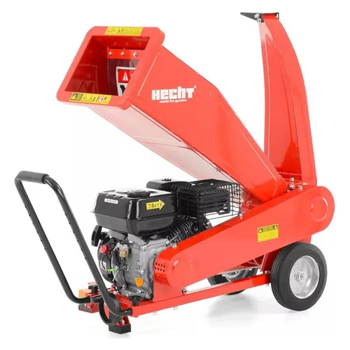 Hecht Messerhäcksler Benzin 6208 - Messerhäcksler mit 7 PS, ideal für Gartenarbeiten. Max. Astdurchmesser 7 cm, robuste Bauweise und einfache Handhabung durch Räder.