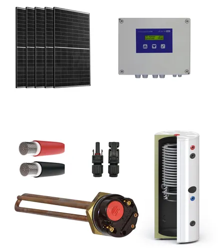 KTR4 PV Warmwasserpaket mit 200L Hygienespeicher - Solar Warmwassersystem zur effizienten Warmwasserbereitung, ideal für nachhaltige Energienutzung durch Photovoltaik.