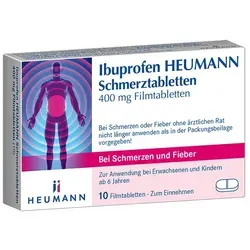 Heumann Ibuprofen Schmerztabletten 400 mg Filmtabletten 10 St