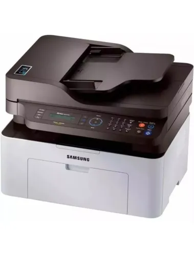 Samsung Xpress M2070FW - Multifunktionsdrucker mit NFC-Technologie - Drucker mit Druck-, Scan-, Kopier- und Faxfunktion, ideal für Heimbüros. Hervorragende Druckqualität und mobiles Drucken durch NFC und WiFi-Direct.