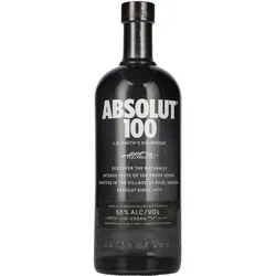 Absolut 100 Vodka 50% Vol. 1l - Hochprozentiger Genuss - Wodka mit 50% Vol., ideal für Cocktails und puren Genuss, aus reinsten Zutaten für unverfälschten Geschmack.