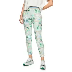 Marc Cain Leggings City Vibing SOFIA - Damenmode mit elastischem Bund - Bequeme, knöchellange Leggings aus hochwertigem Scuba-Jersey, ideal für den Alltag. Der elastische Bund sorgt für perfekten Sitz und höchsten Tragekomfort.