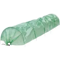 ECD Germany Folientunnel 300x55x35cm - Ideal für Obst und Gemüse - Schützen Sie Ihre Pflanzen mit dem ECD Germany Folientunnel! Er schafft ein ideales Klima und ist schnell aufzubauen. Mit verschließbaren Enden und langlebiger PE-Folie für jahrelangen Einsatz.