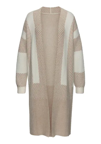 Modischer Longstrickcardigan LASCANA - Stylishe Strickjacke für Damen, kniebedeckend und aus flauschigem Strick, ideal für jeden Anlass.