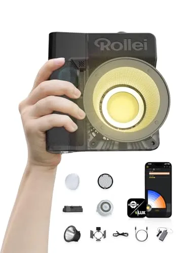 Rollei Lux 100 Bi-Color Kit - Dauerlichter mit flexibler Farbtemperatur, ideal für professionelle Foto- und Videoaufnahmen.