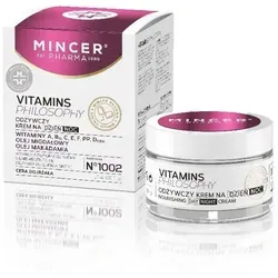 Mincer Pharma Vitamins Philosophy Nourishing Day and Night Face Cream for Mature Skin with Almond Oil and Vitamins 50ml