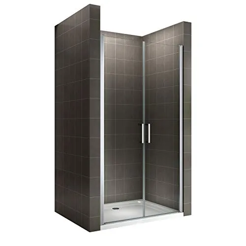 i-flair Duschtür LARA 83x180 cm - Moderne Duschtür aus 6 mm ESG-Sicherheitsglas mit Nanobeschichtung für einfache Reinigung, passt flexibel zwischen 83-86 cm, ideal für jedes Badezimmer.