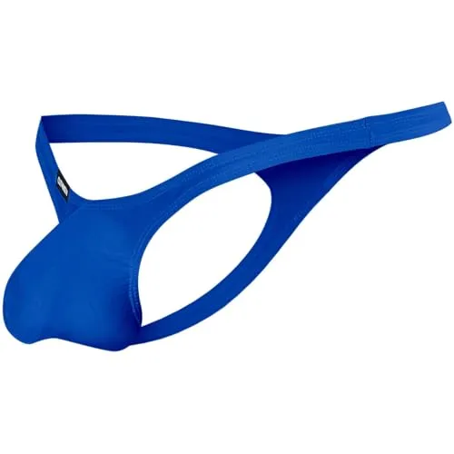Sp4Ndex By Cut4Men Bulge Tanga in Königsblau, Größe M - Erotische Slips für Herren, aus 80% Polyamid und 20% Elasthan für optimalen Tragekomfort und eine verführerische Silhouette.