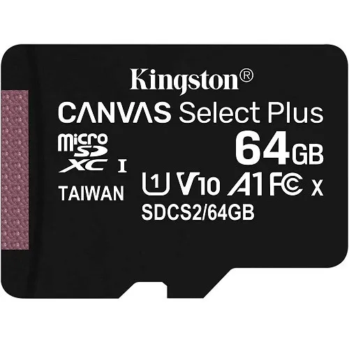Speicherkarte Kingston Canvas Select Plus MICRO SDXC CARD 64GB Class A1