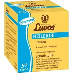 Luvos Heilerde imutox Granulat 50 St - Arzneimittel zur Unterstützung bei Schadstoffbelastungen, hilft auf natürliche Weise bei der Entgiftung und fördert das Wohlbefinden.