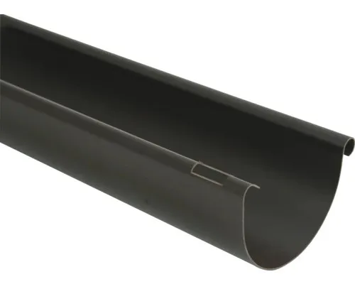 Marley Dachrinne Kunststoff halbrund Schokoladenbraun RAL 8017 RG 75 mm L = 3000