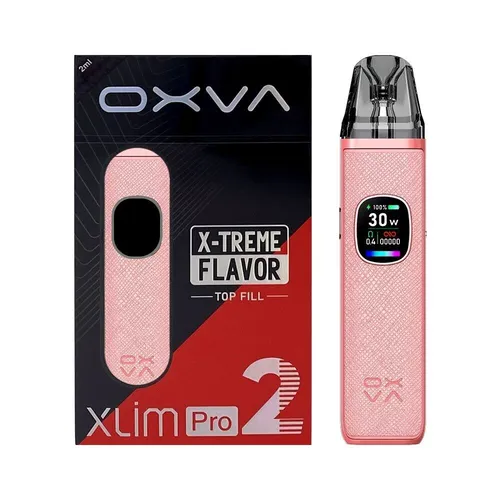 OXVA Xlim Pro 2 Coral Pink E-Zigarette, befüllbares Pod-System