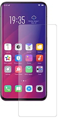 dipos I 2X Displayschutz matt kompatibel mit Oppo Find X Schutzfolie 9H Anti-Shock