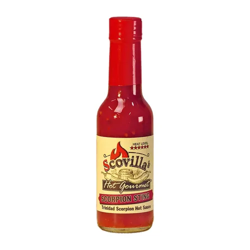  Scovilla´s 148ml Hot Gourmet Chili Sauce Scorpion Sting, Chilisoße 58,04€/L
