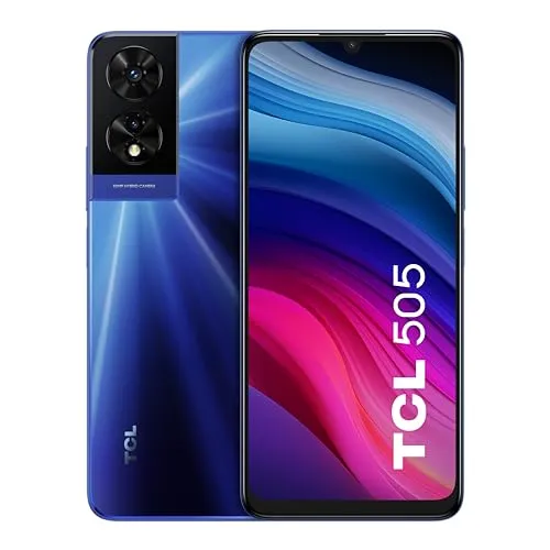 TCL 505 - Simlockfreies Handy mit 17,1 cm (6.75") Display - Simlockfreies Handy mit Android 14, 128 GB Speicher und 5010 mAh Akku - ideal für Vielnutzer und Multimedia-Enthusiasten