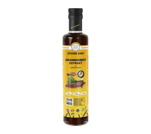 Keçiboynuzu Pekmezi - Johannisbrotbaumsirup - Bio Sirup aus Johannisbrotbaum, unterstützt die Immunität und Verdauung, ideal für eine gesunde Ernährung, glutenfrei und vegan.