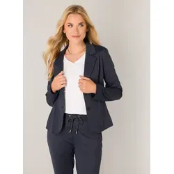 Base Level Jackenblazer Thea mit Stretch blau XL (42)