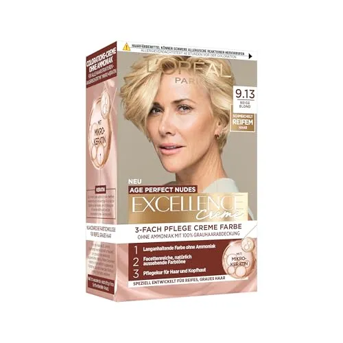 L'ORÉAL PARIS Coloration 192 ml - Hochwertige Haarfarbe für graues Haar, einfach anzuwenden und sorgt für langanhaltende Farbergebnisse. Ideal für die Pflege und Verschönerung Ihrer Haare.