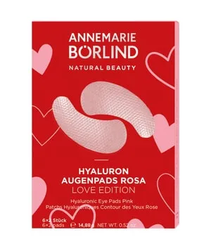 ANNEMARIE BÖRLIND HYALURON AUGENPADS ROSA LOVE EDITION Augenpads 6 Stk