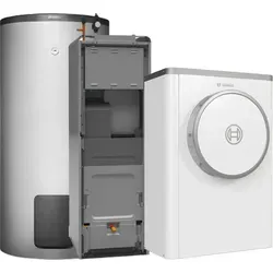 Bosch Compress 7400i AW CS741 Wärmepumpen-Paket - Effizientes Wärmepumpen-Paket mit leiser Technologie und einfacher Bedienung. Ideal für die Außenaufstellung und hochwertige Energieeinsparung.