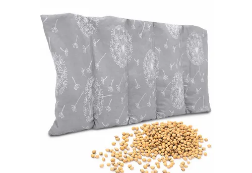 Amilian Kirschkernkissen für Mikrowelle 55x20cm - Körnerkissen - Wärmekissen, 100% Kirschkerne, Kirschkernkissen groß - Heizkissen, Kältekissen - für Nacken und Schulter, Rücken, Bauch