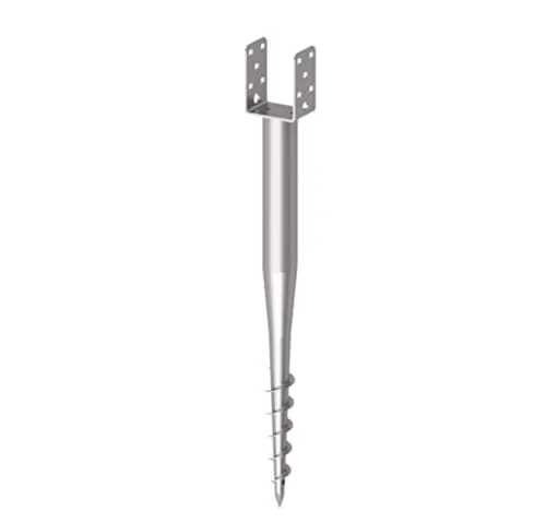 Krinner Bodendübel U-Fix 71 - 670 mm - Bodendübel für stabilen Halt von Gartenzäunen, einfach zu installieren und wetterfest für lange Haltbarkeit.