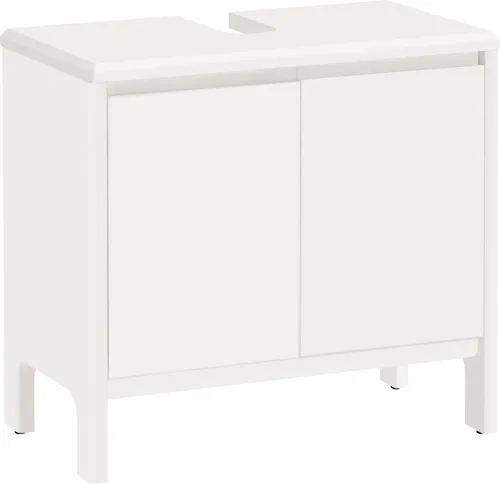 OTTO products Waschbeckenunterschrank Jorrick 60 cm, Kiefer - Waschbeckenunterschrank aus massivem Kiefernholz mit Bio-Öl/Wachs behandelt, nachhaltig und langlebig, ideal für ein modernes Badezimmer.