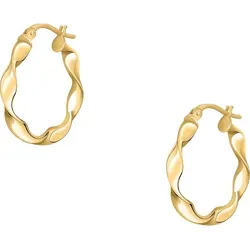 Christ Paar Creolen Damen-Creolen 585er Gelbgold - Klassische Creolen aus 585er Gelbgold mit polierter Oberfläche, ideal als elegantes Geschenk in hochwertiger Geschenkverpackung.