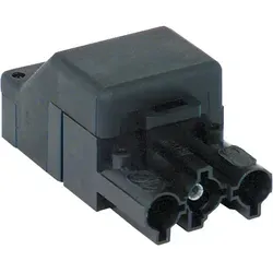 Kupplung 3-polig / schwarz 250V, 16A System Wieland
