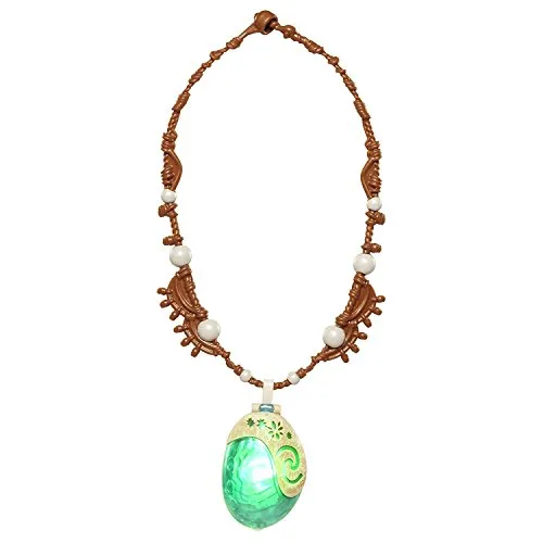 Jakks Pacific Disney Prinzessin Moana Magische Muschelkette - Leuchtende Muschelkette für Kinder ab 3 Jahren, die beim Öffnen magisch erstrahlt. Inklusive 3 Knopfzellen-Batterien für sofortigen Spielspaß.