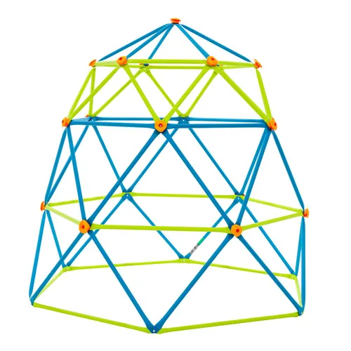 Lifetime Stahl Klettergerüst Geodome | Blau/Lime, Ø 238x223 cm - Spielplätze: Robust und sicher, fördert Klettern das Selbstvertrauen und die körperliche Entwicklung für Kinder von 3 bis 10 Jahren.