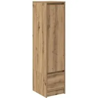 vidaXL Highboard Artisan-Eiche 29,5x34x119,5 cm - TV-Halterung mit attraktivem Design und praktischem Stauraum. Ideal für dein Zuhause, bietet reichlich Platz für Geschirr und ist pflegeleicht dank glatter Oberfläche.