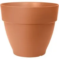 Elho Blumentopf Vibia Campana Ø 55 cm x 47 cm Terra - Garten-Zubehör mit modernem Design, ideal für große Pflanzen und robust aus hochwertigem Material.