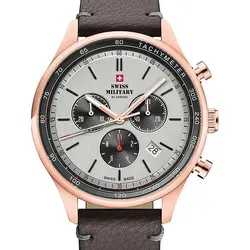 Swiss Military SM34081.09 Chronograph Herrenuhr 42mm - Armbanduhren mit 10ATM Wasserdichtigkeit und sportlich-elegantem Design. Diese Schweizer Qualitätsuhr vereint Stil und Funktionalität für den dynamischen Mann.