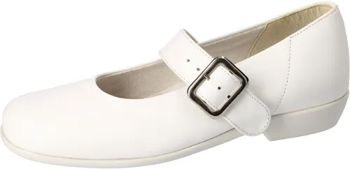 Däumling Kinder Teens Mia Ballerina Sneaker 31 EU - Astrale Weiss - Elegante Ballerinas in Größe 31 aus hochwertigem Nappa-Leder. Mit Riemen und Schnalle für sicheren Halt. Ideal für den täglichen Gebrauch und modisch kombinierbar.
