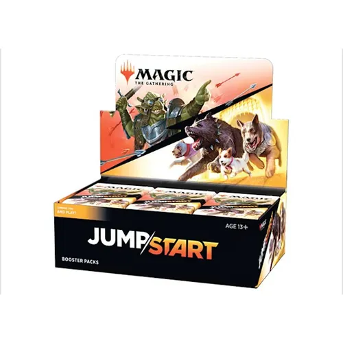 Magic Boosterdisplay Jumpstart - Adventures in the Forgotten Realms - TCG OVP Displays, spannende Jumpstart-Edition von Magic: The Gathering in englischer Sprache, ideal für Fantasy-Fans und Sammler.