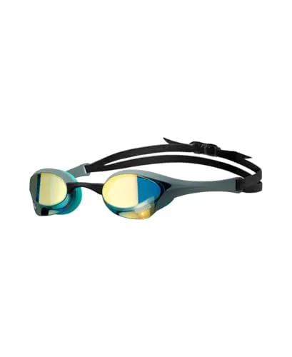 Arena Cobra Ultra Swipe Mirror Schwimmbrille für Erwachsene - Schwimmbrillen: Hochmoderne Wettkampfbrille mit verspiegelten Gläsern und innovativer Swipe Anti-Beschlag-Technologie für klare Sicht und Komfort beim Wettkampf.