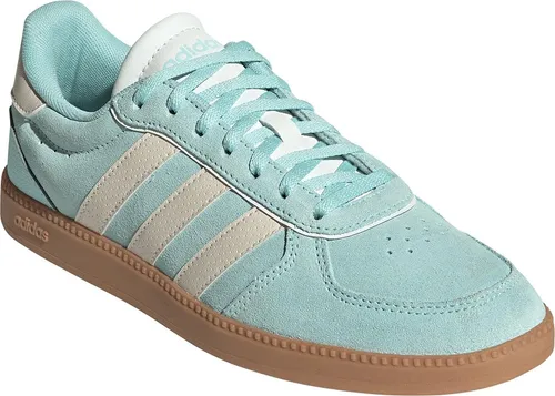 adidas Damen Breaknet Sleek Sneaker - Semi Flash Aqua Wonder White, 40 2/3 EU - Damen-Sneaker mit regulärer Passform und stylischem Design, ideal für den Alltag und sportliche Aktivitäten.