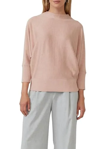 s.Oliver Schwarz LABEL Damen Pullover 2175238 - 3/4 Arm in Lilac/Pink, Größe 46 - Stylischer Pullover für Damen mit 3/4 Arm, ideal für die Übergangszeit und in trendigen Farben.